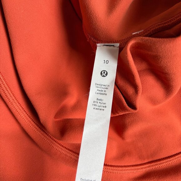 Lululemon Align High-Rise Pant 25" Canyon Orange - Size 10 - Picture 8 of 12